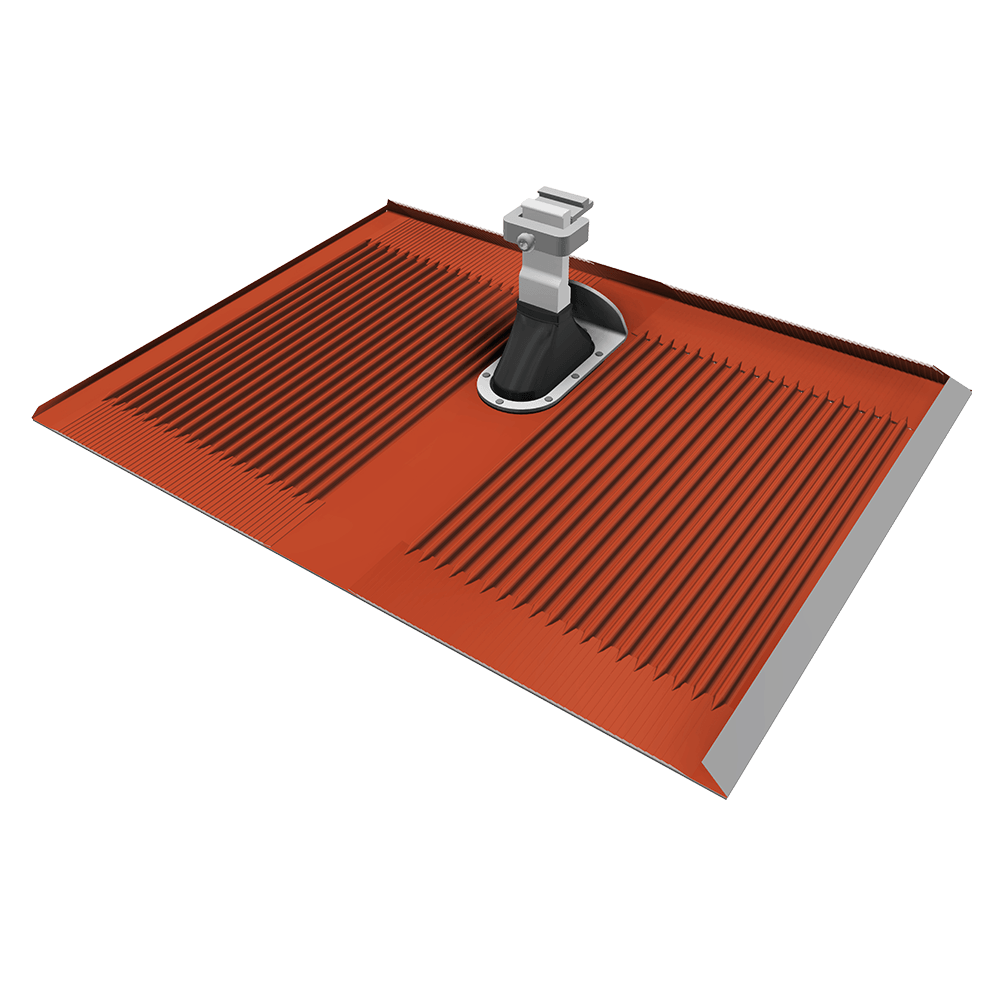 [11500-00] Alpha-Platte, Farbe: Ziegelrot RAL 8004